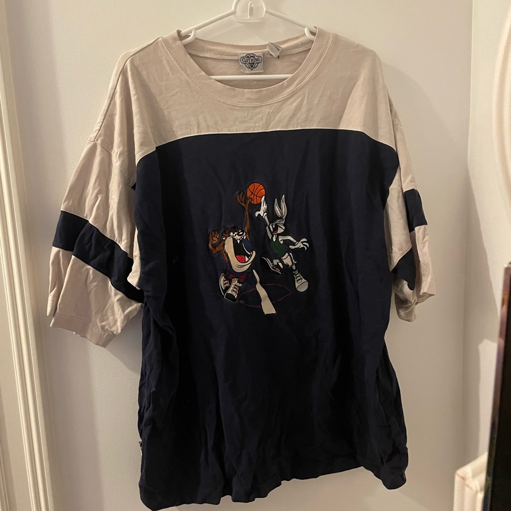 vintage looney tunes space jam r shirt size xl